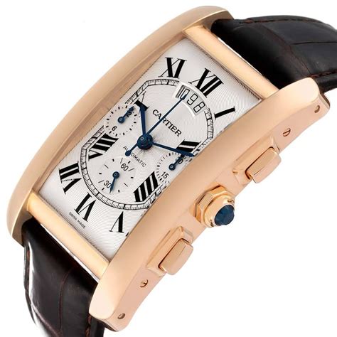 cartier mechanical watch|cartier tank chronograph watch.